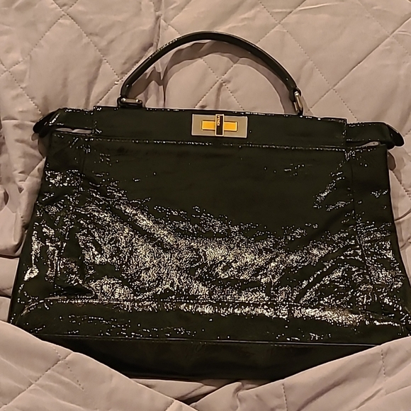 Fendi Handbags - Fendi Peekaboo Black Bag